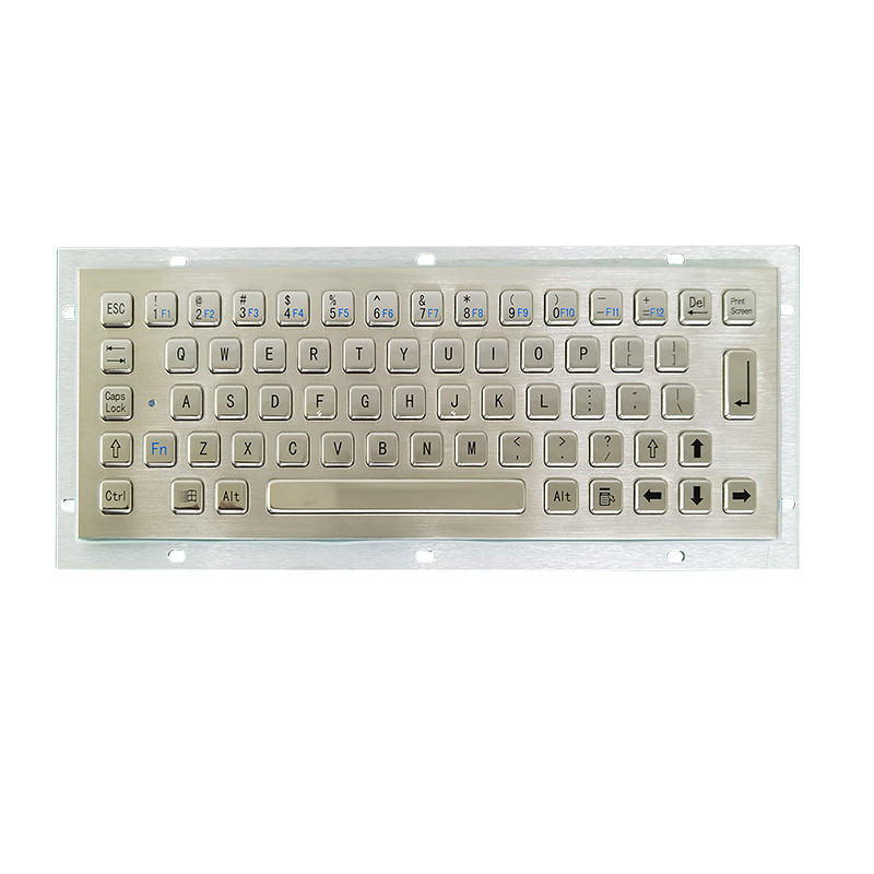 65 Kunci Dustproof IP65 Medical Grade Keyboard Stainless Steel Metal Keyboard Dengan Antarmuka USB