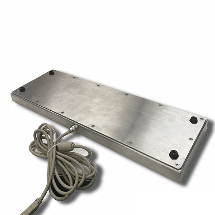 65 Kunci Desktop IK07 IP65 Stainless Steel Industrial Keyboard Dengan Trackball untuk Self Service Kiosk