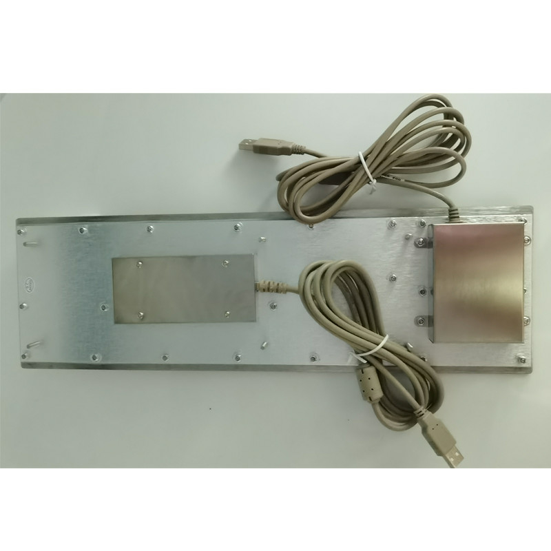 Industrial IP65 Stainless Steel Metal Keyboard Dengan Trackball Input Device Untuk Self Service Kiosk